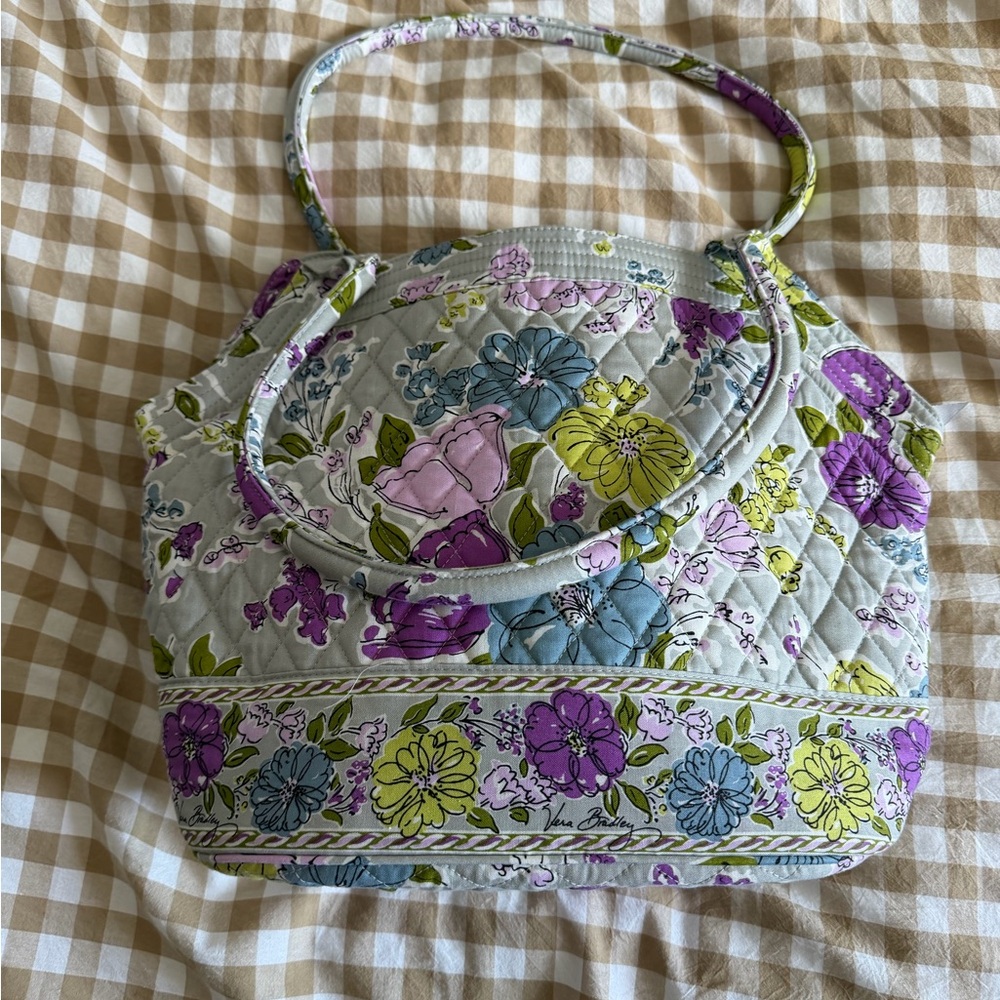 Vera Bradley Floral Quilted Shoulder Bag in Pastel Multicolor never used